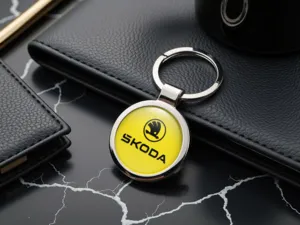 Skoda Sicherheits Schlüsselanhänger Kraftvoll Robust